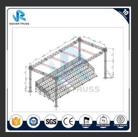 Safe Plastic Stadium Seats Steel Frame Volleyball Tribune For Temporary Use