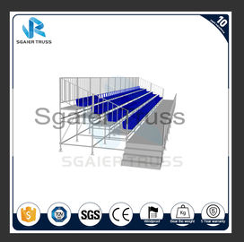 scaffolding structure grandstand fixed angle steel bleachers for outdoor playground park
