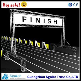 Spigot Finish Line Frame Lighting Gantry Systems Banner For Marathon Easy To Install
