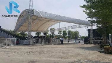 Music Show Aluminum Ladder Truss , Universal Customized Curved Steel Trusses