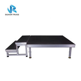 Safe Mobile Floor Stage Equipment High Strength Customized Color / Shape
