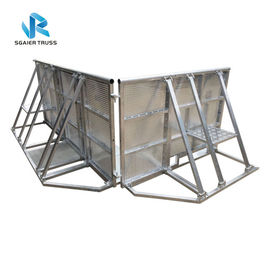 Portable Metal Crowd Barriers For Performance , Lightweight Crowd Control Gates