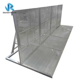 Metal Parking Space Barrier , High Security Temporary Portable Crowd Barriers