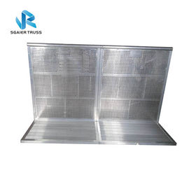 Aluminum Alloy Crowd Control Barrier With Security Step 1200 * 1000 * 1200mm Size