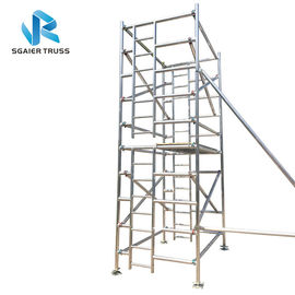 Steady Steel / Aluminium Mobile Scaffold Flexible Frame Parts Easy To Use