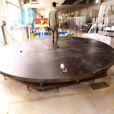 360 Degree Electric Stage Equipment For Car Motorized Rotating Platform