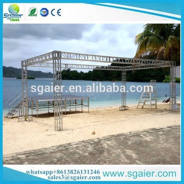 Strong Exhibition Truss System , Easy Set Up Aluminum Alloy 20x20 Trade Show Booth