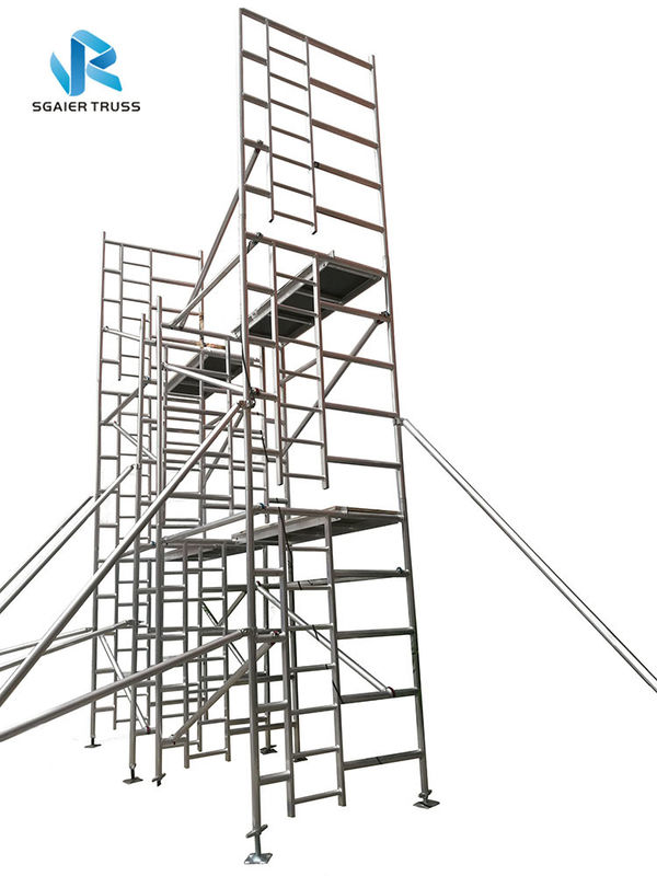 Multipurpose Rising Aluminium Mobile Scaffold Tower Frame 2m - 20m Height