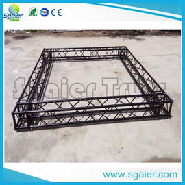 Black Structural Aluminum Truss Display For Exhibition Trade Show Booth