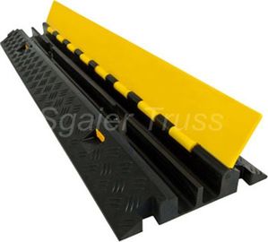 5 Channels Cable Ramp Truss Parts Waterproof For Outdoor Events Yellow Color