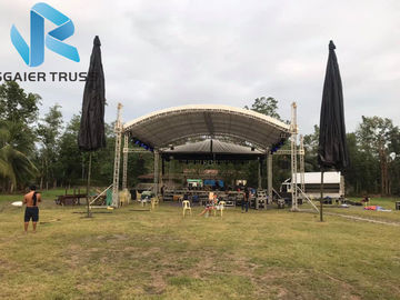 Circle Structure Aluminum Stage Truss 290mm - 1200mm Size 5 Years Warranty