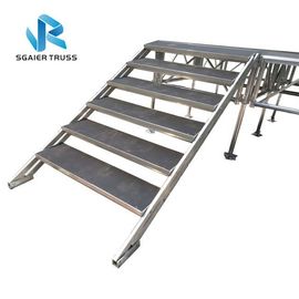 Portable Folding Stage Equipment Aluminum Mobile Stage Platform With Stair Step