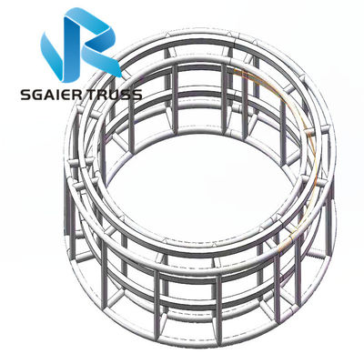 1.5m 5ft Diameter Rotating Circle Lifting Stage Truss For 6pcs Move Head